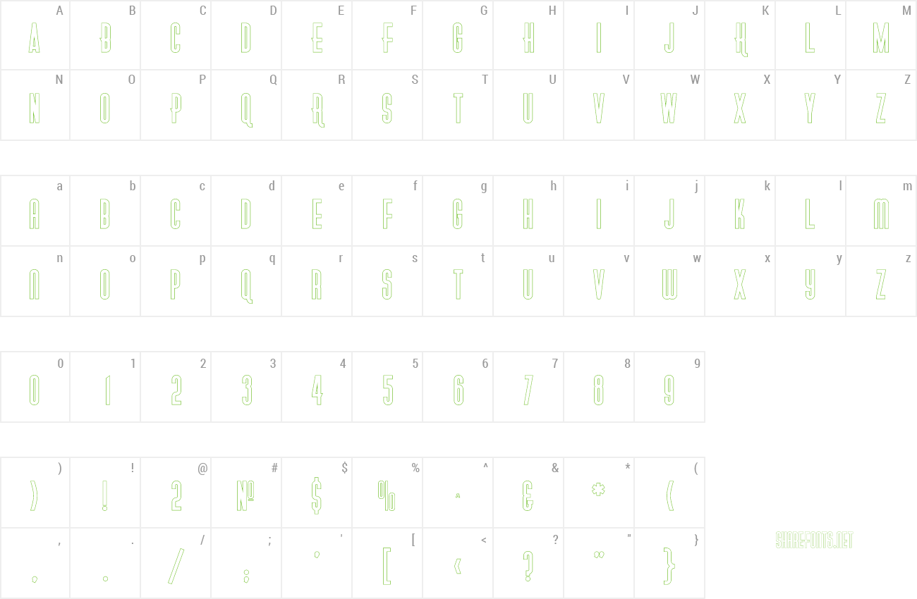 Font Gotica Moderna KK preview